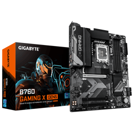 לוח למעבדי אינטל Gigabyte B760 Gaming X Gen5 DDR5 ATX LGA1700